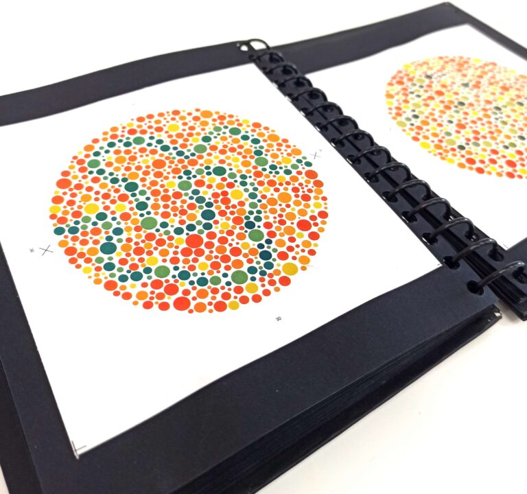 Test Ishihara do diagnozowania zaburzeń widzenia barw takich jak daltonizm